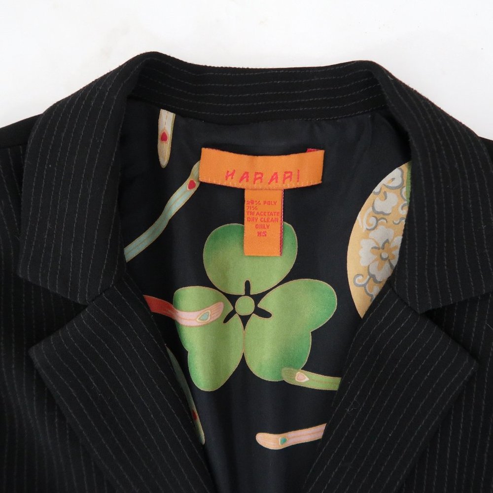 Harari Patchwork Jacket Asian Bird & Floral Print - image 4